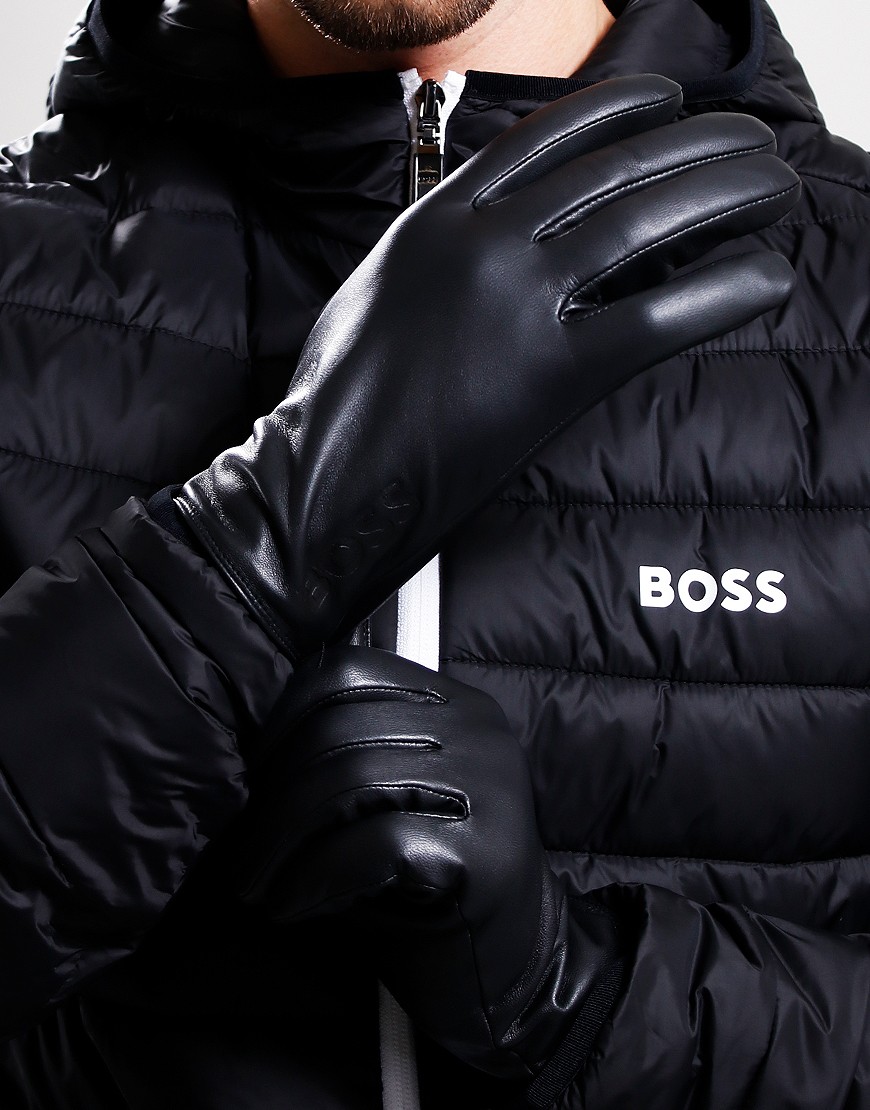 BOSS Glove Black Terraces Menswear