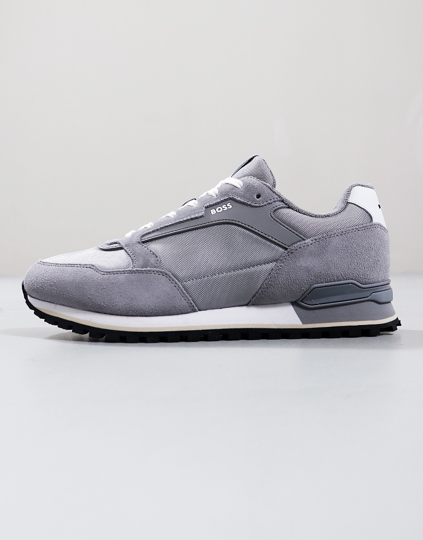 BOSS Parkour L Runn sdnyt Trainers Medium Grey Terraces Menswear