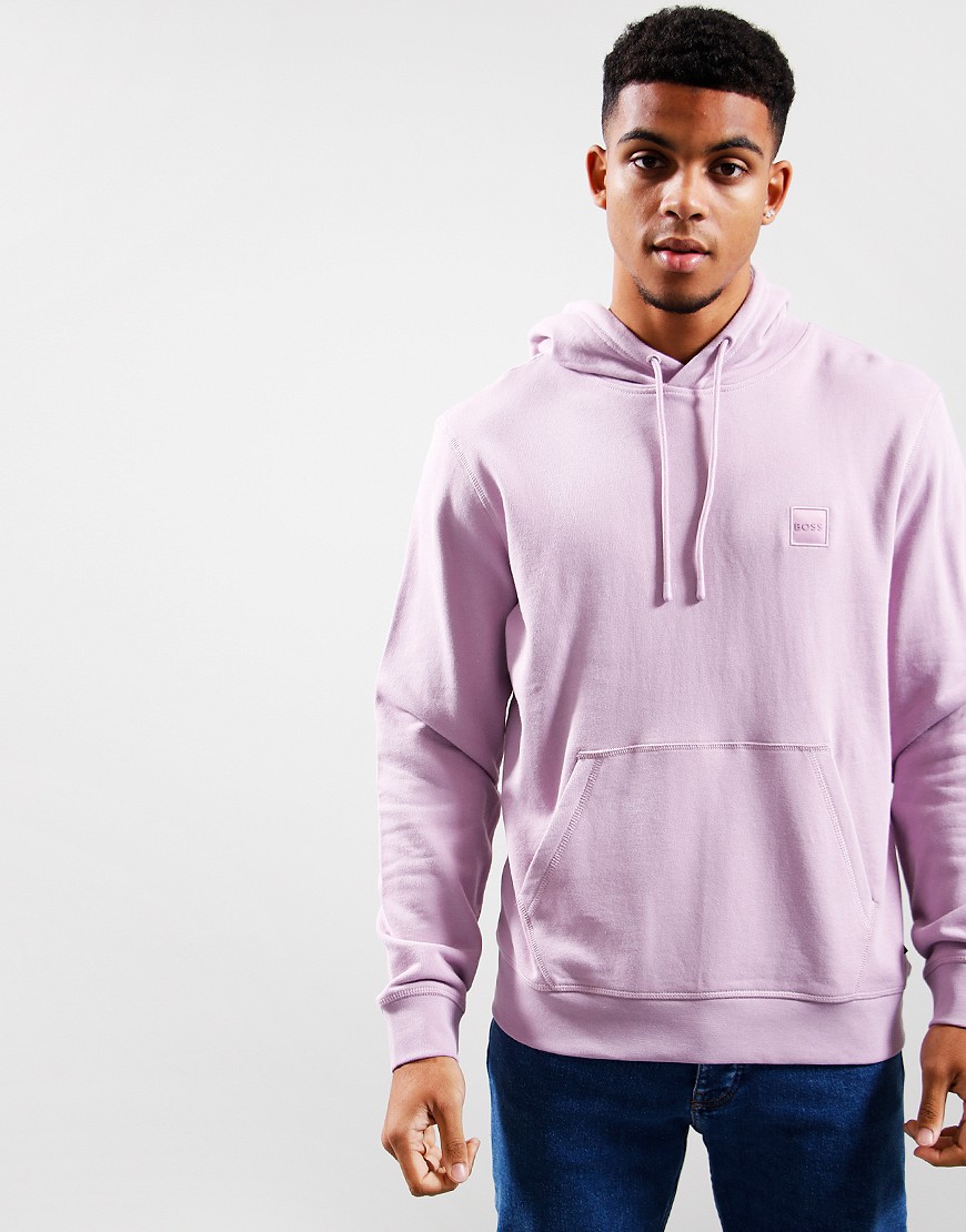 BOSS Wetalk Hoodie Light Pastel Purple - Terraces Menswear