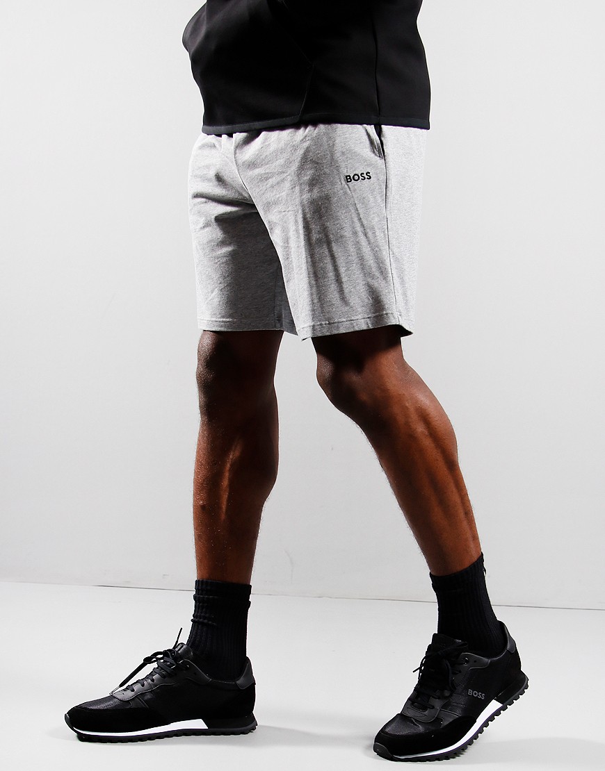 BOSS Heren korte broek Homewear Loungewear broek vrijetijdsbroek Mix&Match Shorts CW, medium grijs, S