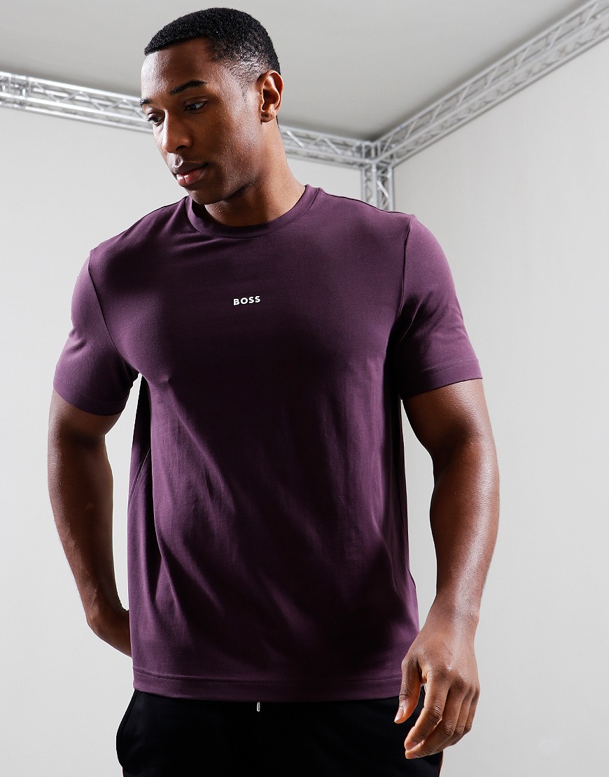Hugo boss purple t shirt sales