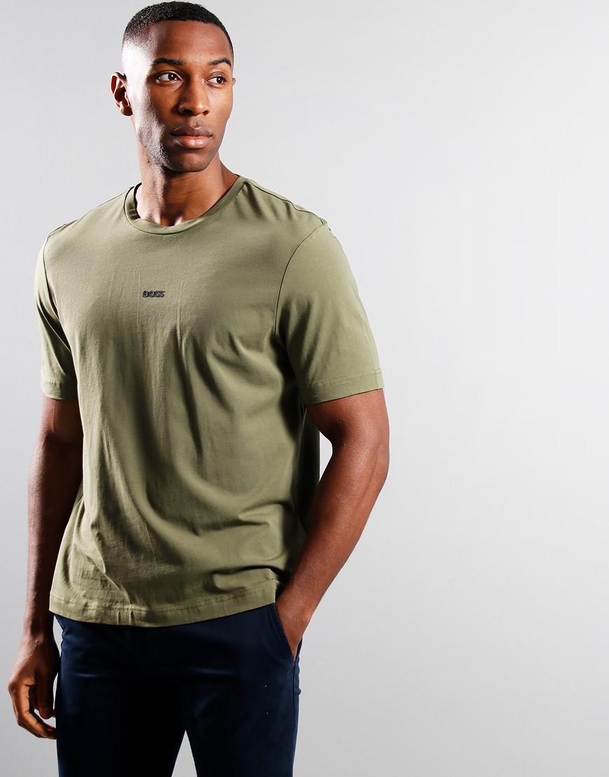 BOSS TChup T-shirt Open Green - Terraces Menswear
