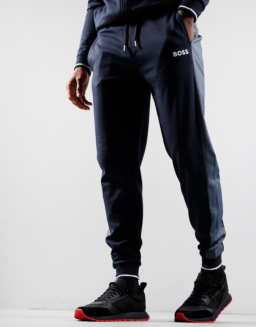 BOSS Tracksuit Pants Dark Blue Terraces Menswear