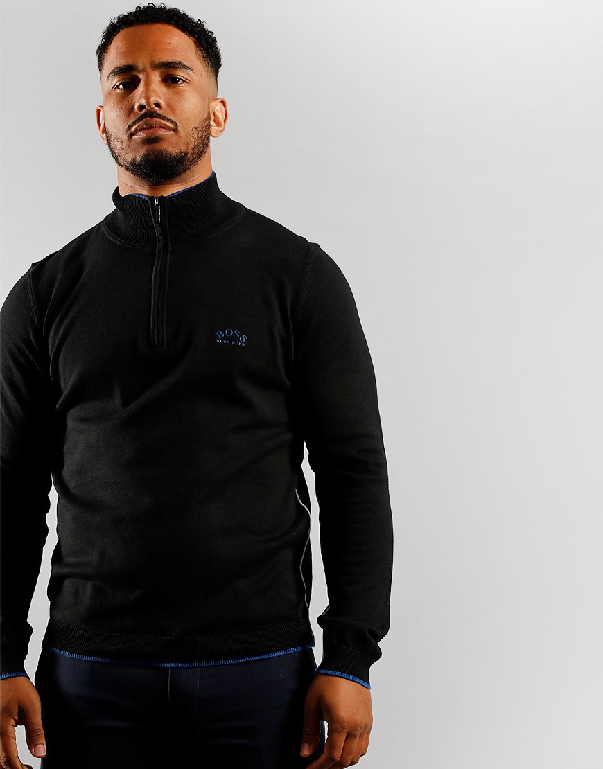 black boss jumper