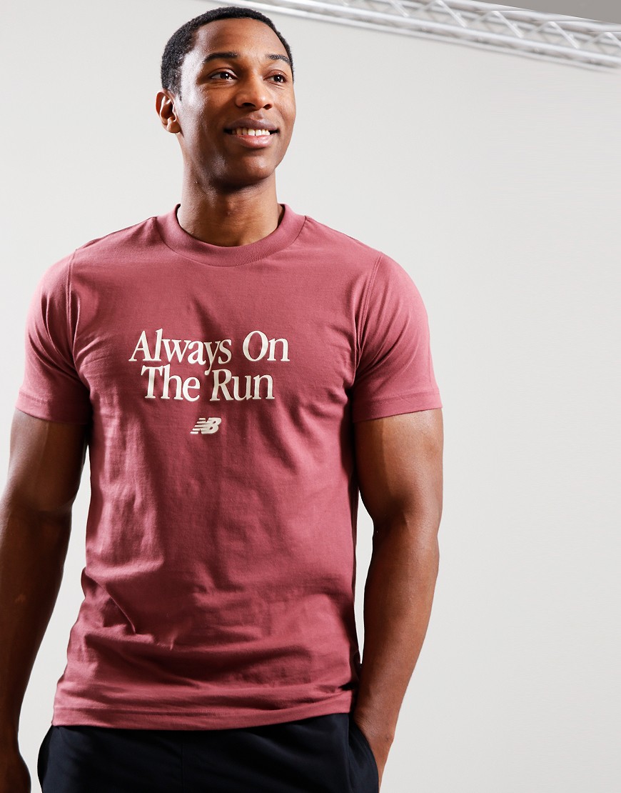 New Balance Run SLG Relax T Shirt Lifestyle Classic Terraces Menswear