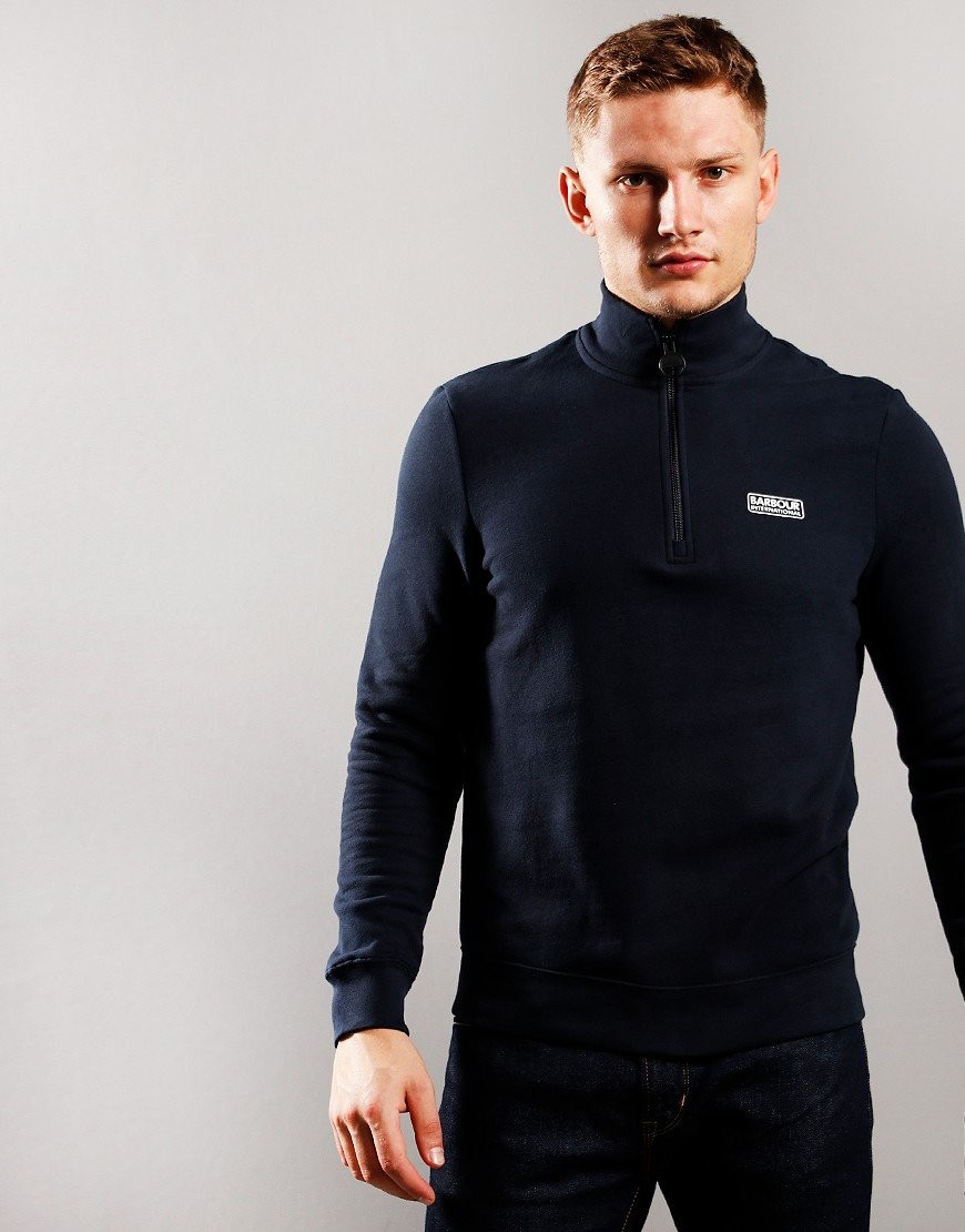 Barbour essential sale half zip