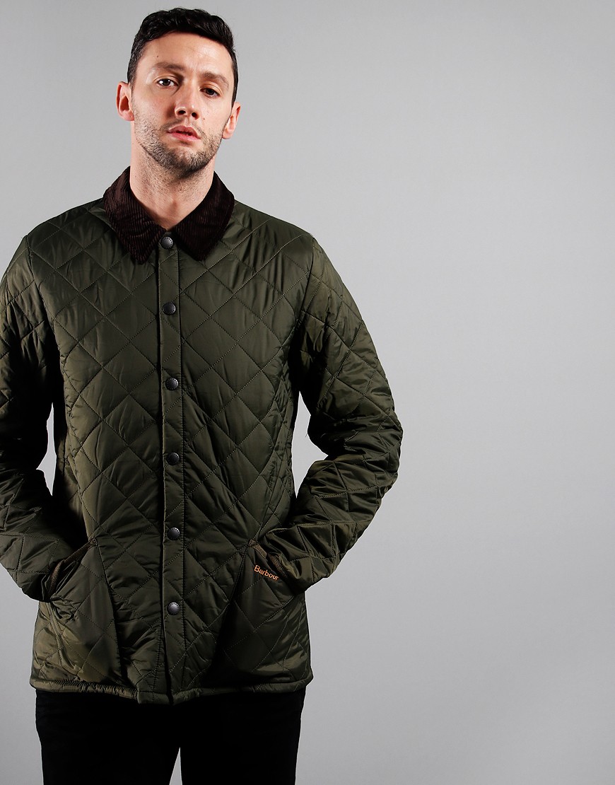 barbour liddesdale quilted jacket olive