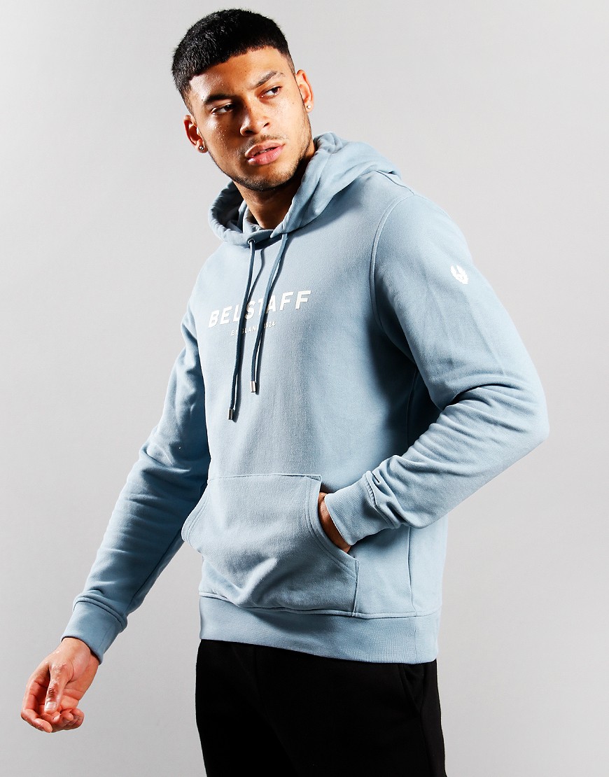 Belstaff 1924 Hoodie Arctic Blue Terraces Menswear