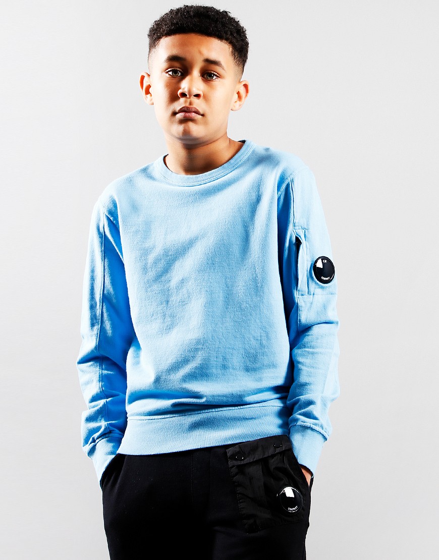 C.P. Company Kids Arm Leans Sweatshirt Bonnie Blue Terraces Menswear