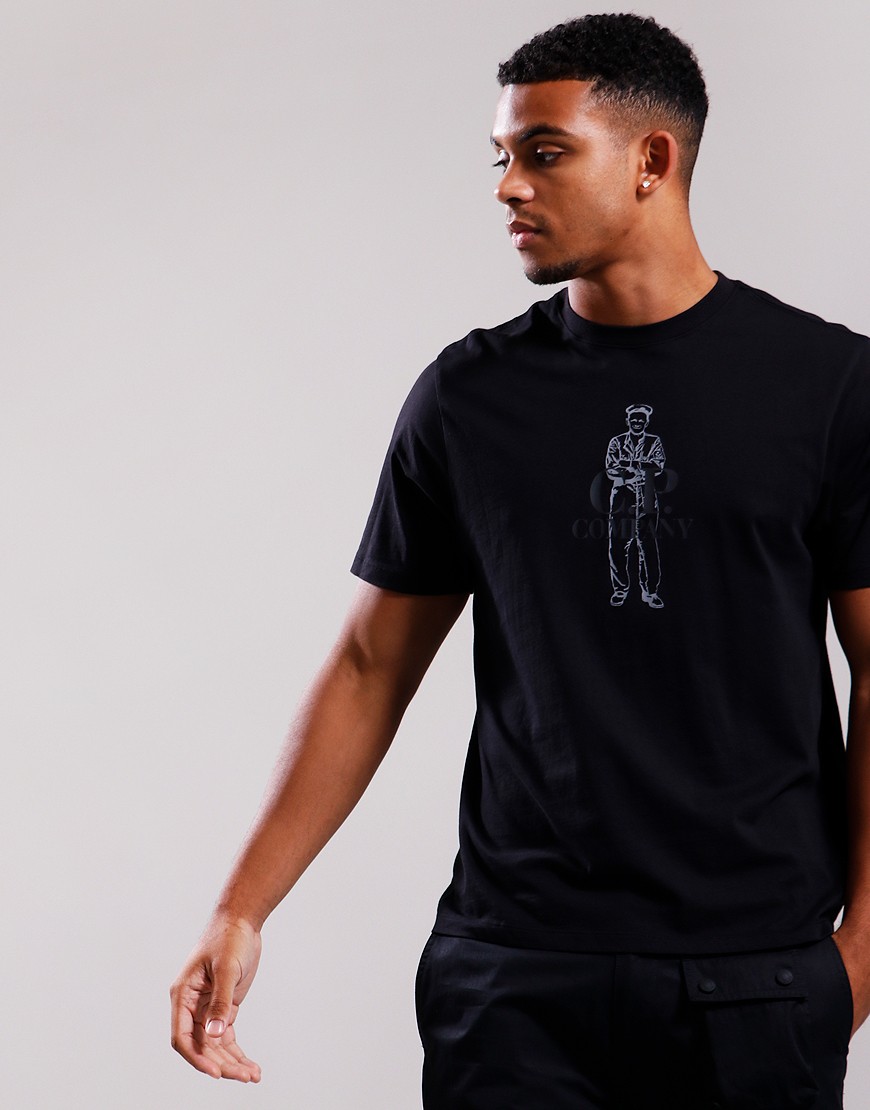 【送料&関税込】C.P. Company british Sailor T-shirt CP Company | British Sailor T-Shirt | Regular Fit T-Shirts | USC
