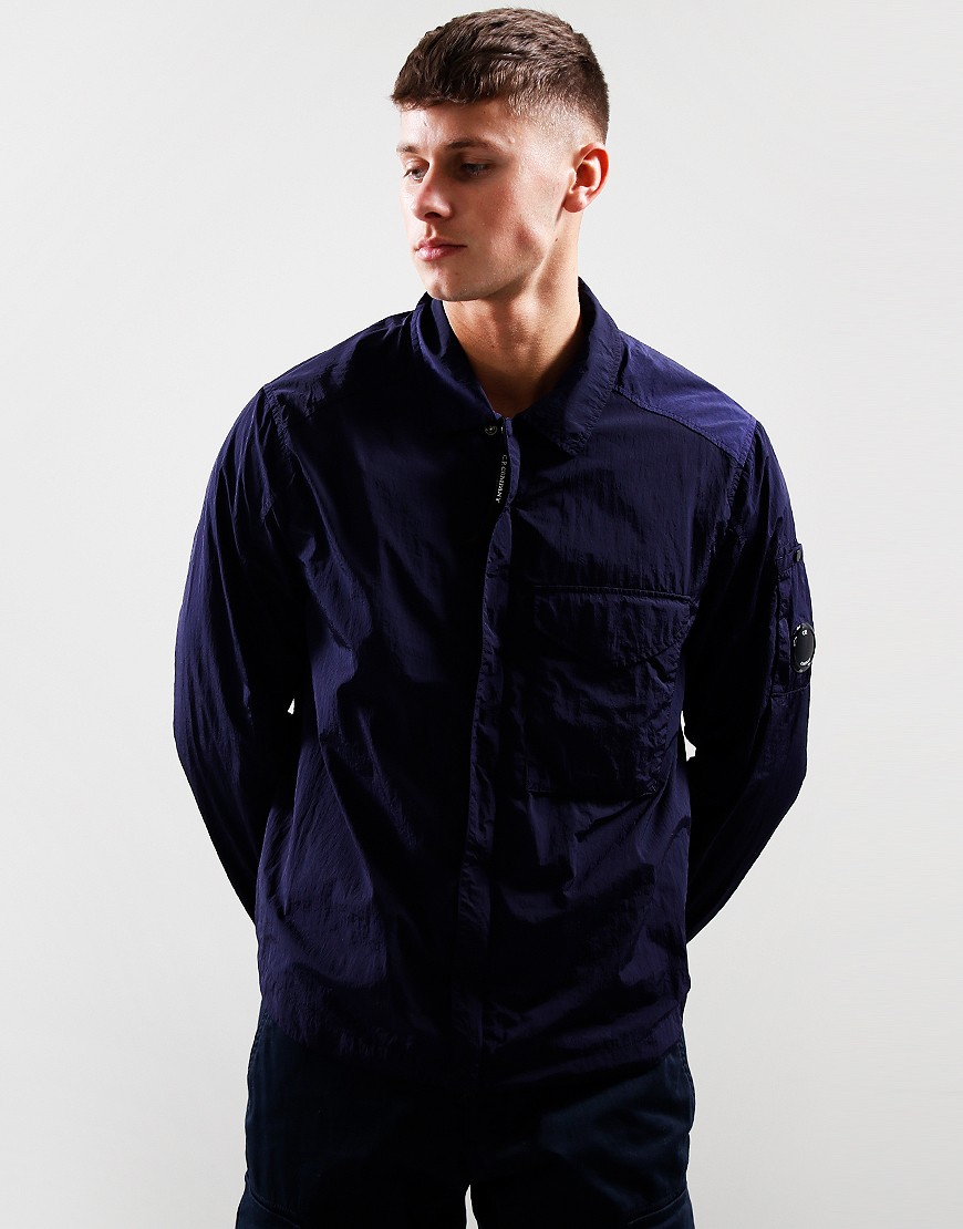 C.P. Company Chrome R Overshirt Medieval Blue Terraces Menswear