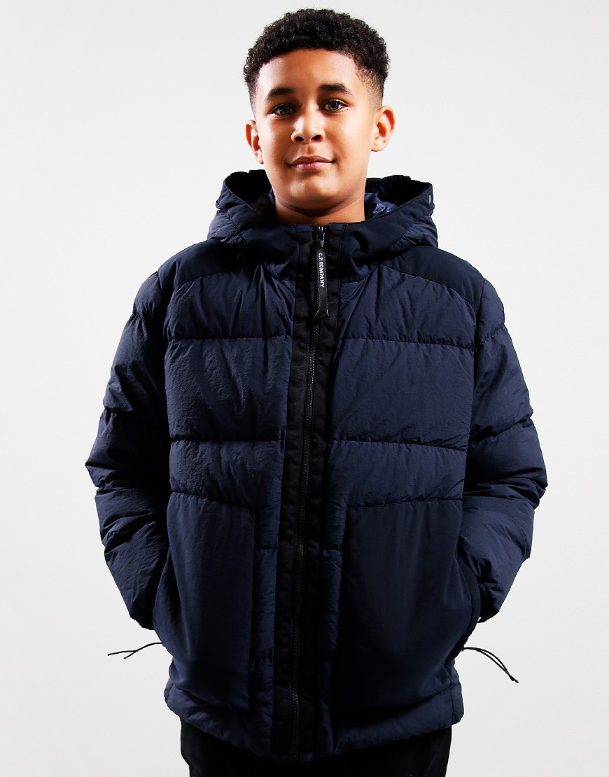 C.P. Company Kids Taylon L Goggle Jacket Total Eclipse C.P. Company Kids Taylon L Goggle Jacket Total Eclipse