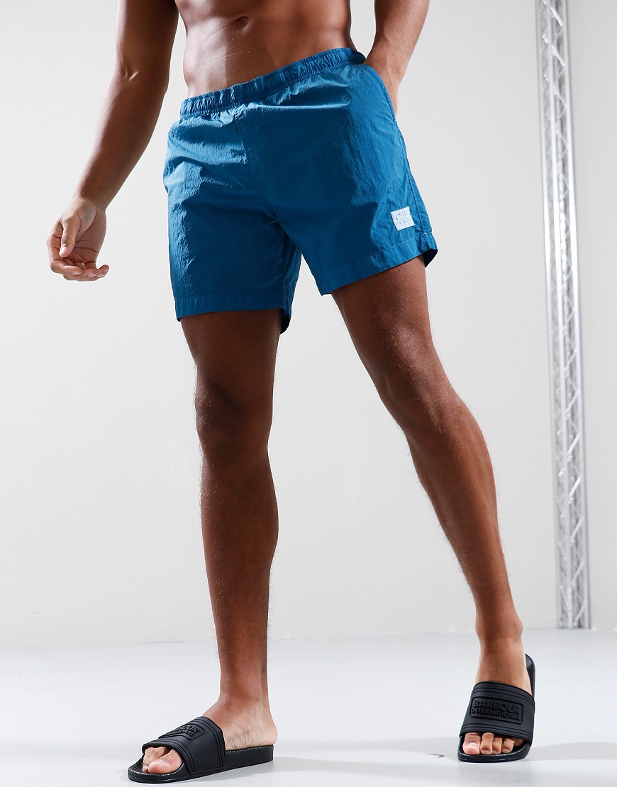 C.P. Company Eco Chrome R Swim Shorts Ink Blue Terraces Menswear