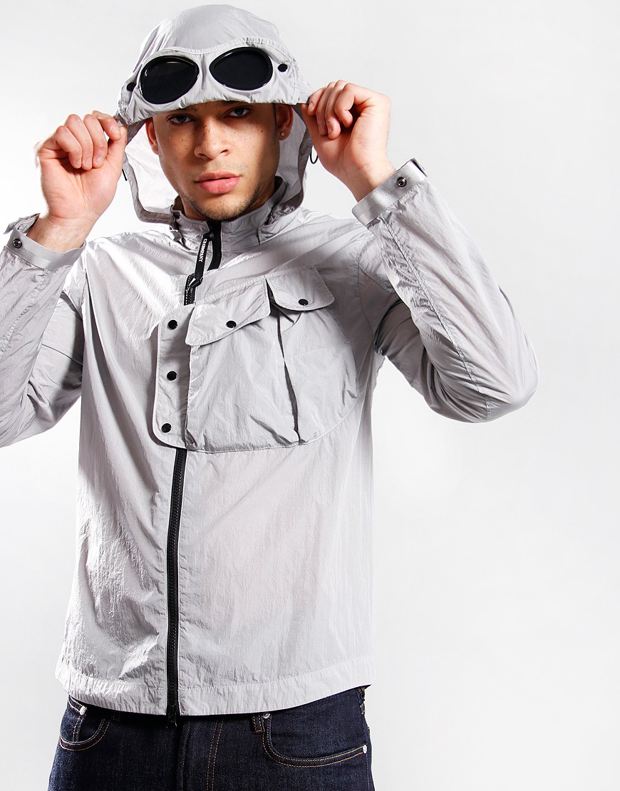 Cp company goggle hooded overshirt jacket deals