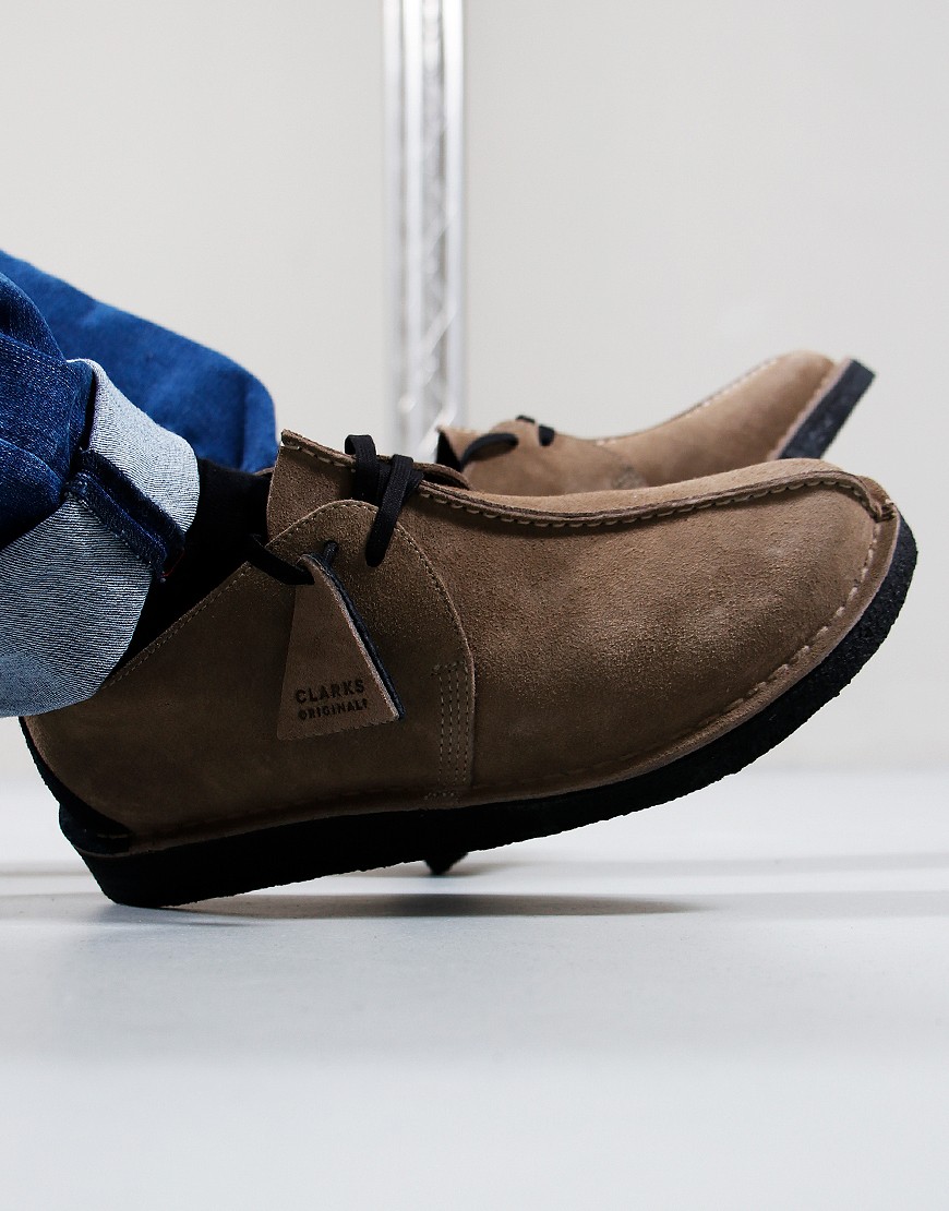 Clarks discount grey shoes