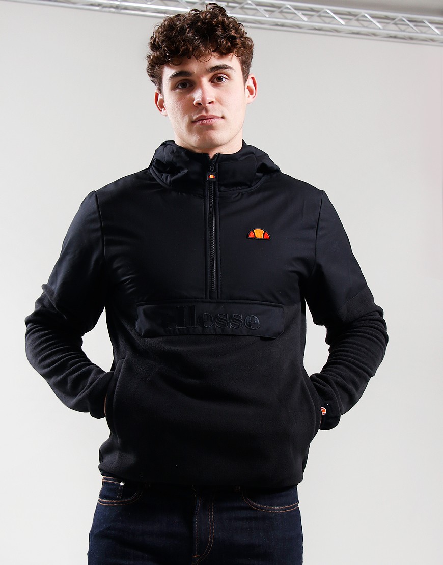 Ellesse Freccia Overhead Jacket Black Terraces Menswear