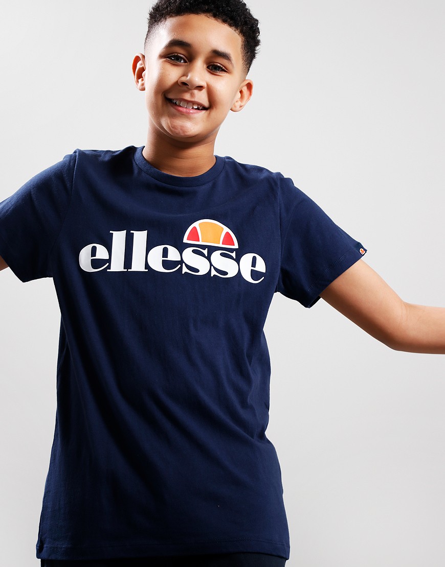 Ellesse Kids Malia T-Shirt Navy - Terraces Menswear