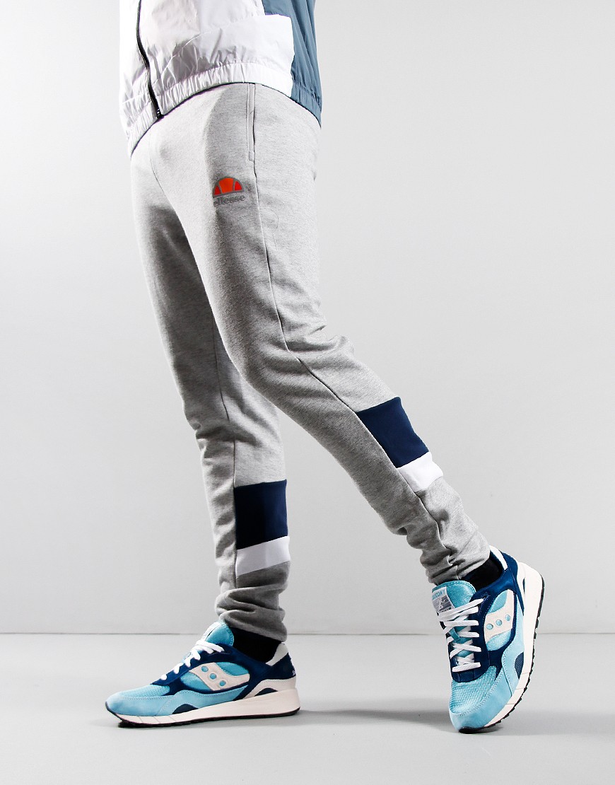 Ellesse Markios Sweat Pants Light Grey Marl Terraces Menswear