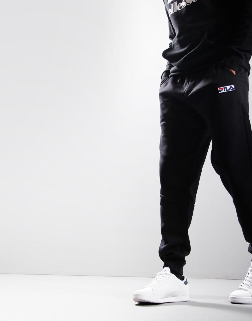 FILA Vintage Utar Joggers Black Terraces Menswear