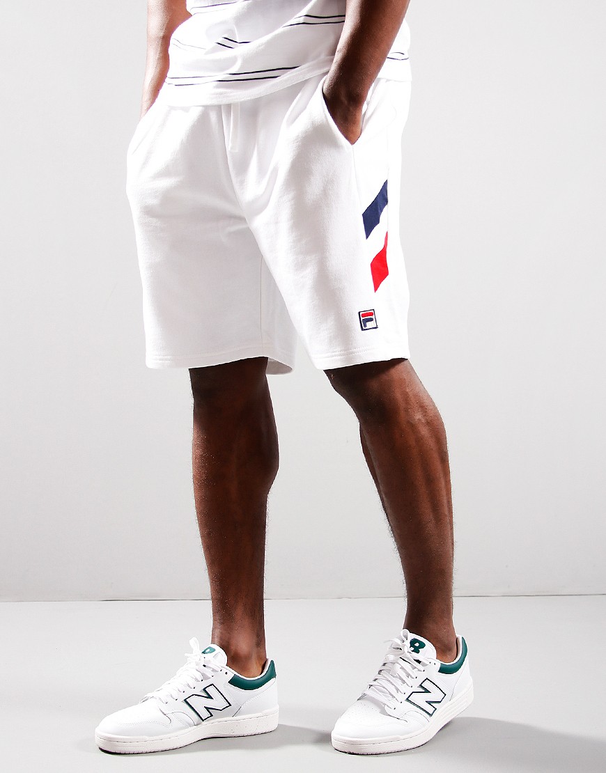White fila shorts deals