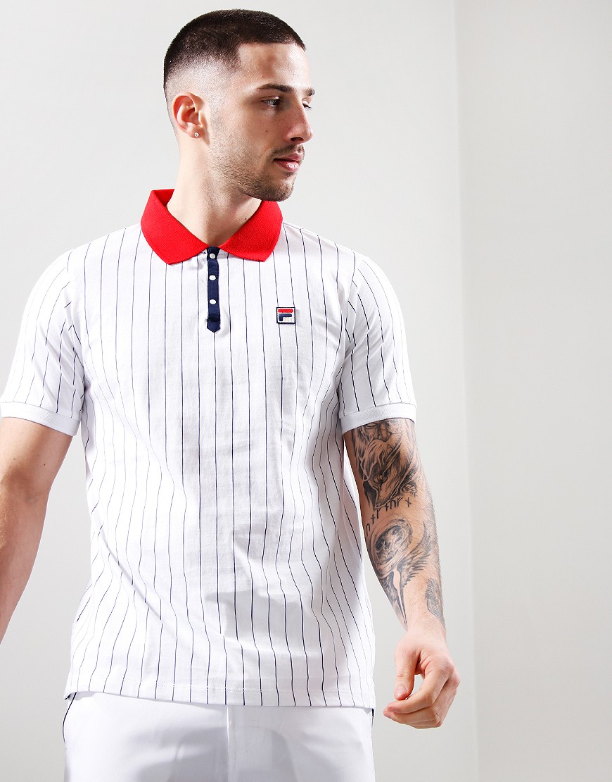 Vintage BB1 Shirt White/Red/Navy - Terraces