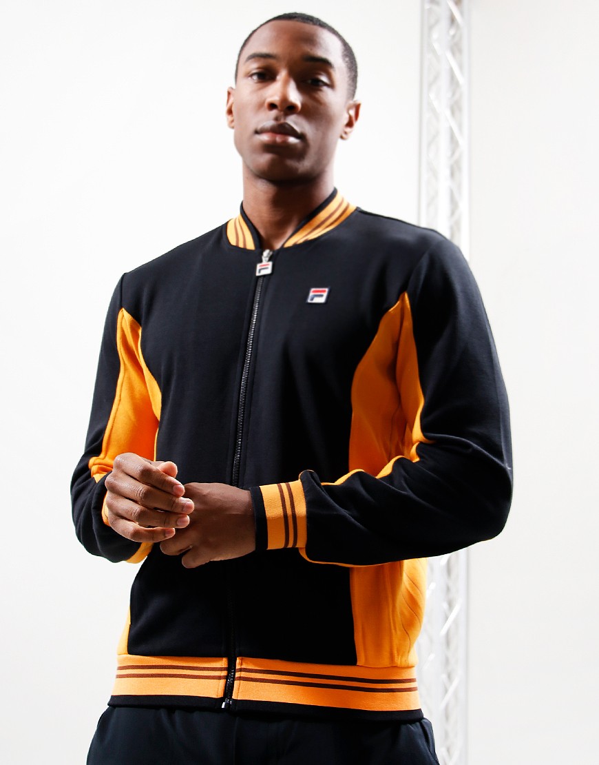 Fila Vintage Settanta Track Top Black Yam