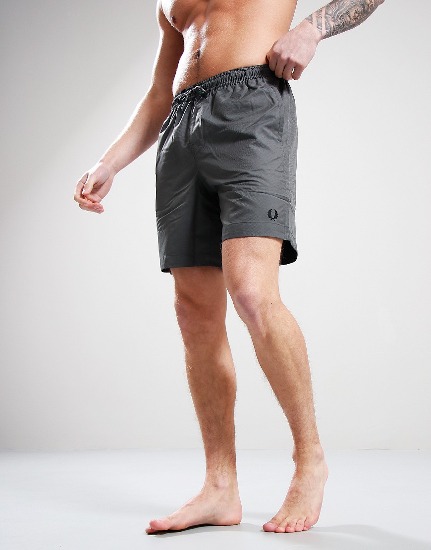 Fred Perry Classic Swim Shorts Field Green Terraces Menswear