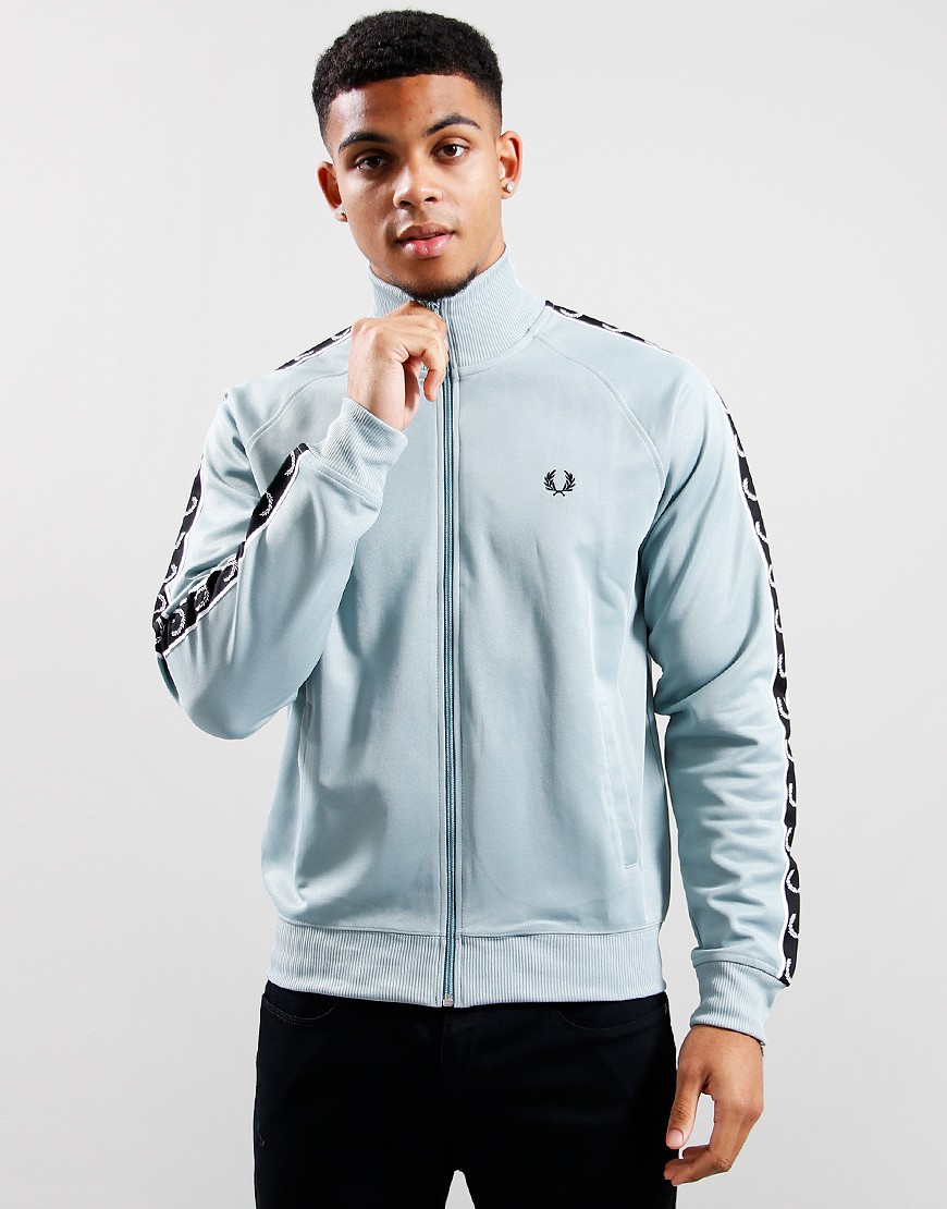 Fred Perry Seasonal Tape Track Top Sliver Blue/Black