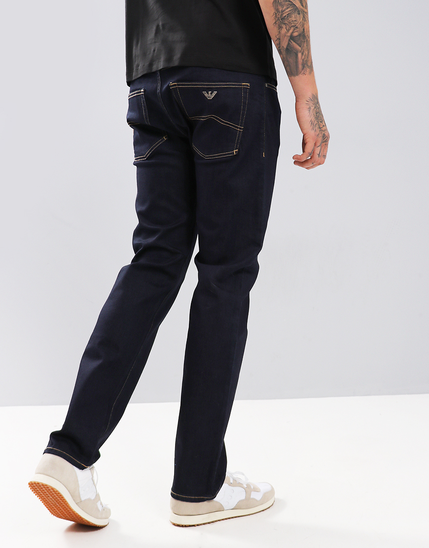 emporio armani j45 regular tapered jeans