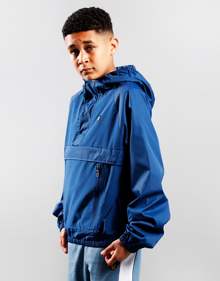 Lyle Scott Overhead Windbreaker Jacket Estate Blue Terraces
