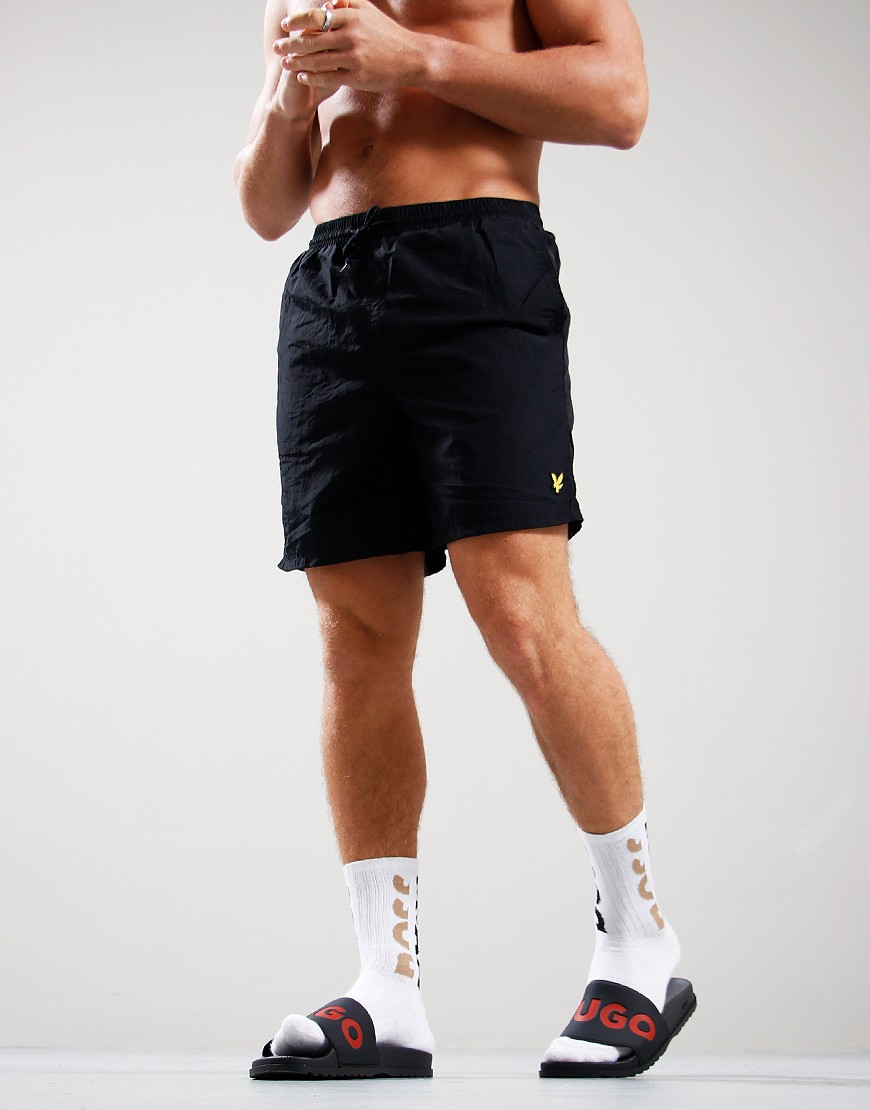 Lyle Scott Plain Swim Shorts Jet Black