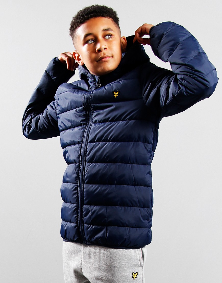 Lyle Scott Junior Puffa Jacket Navy Terraces Menswear