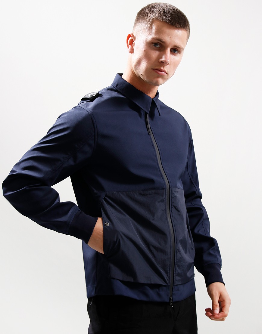 MA.Strum Softshell Overshirt Ink Navy - Terraces Menswear