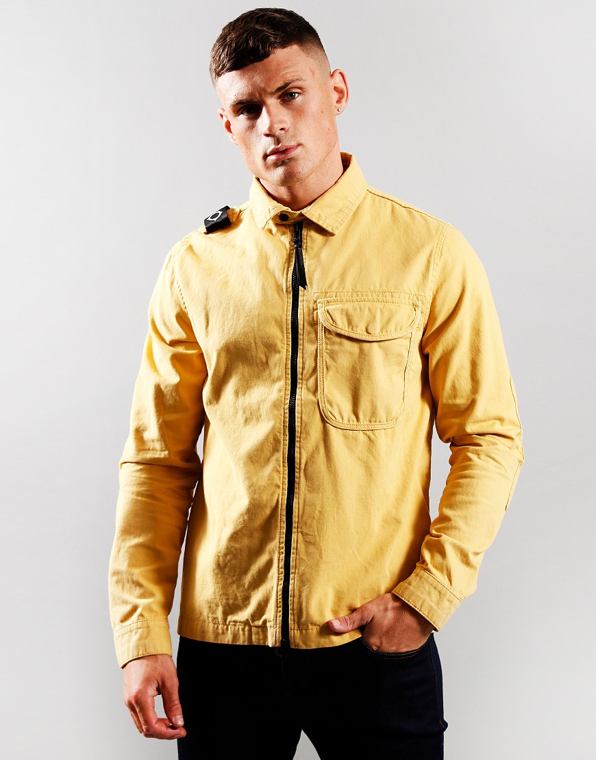 MA.Strum Zip Front Overshirt Desert Sand Terraces Menswear