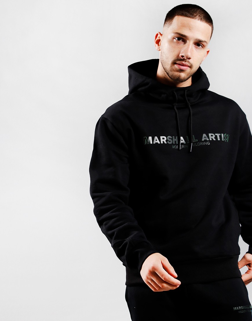 Marshall Artist Santiago OTH Hoodie Black Terraces Menswear