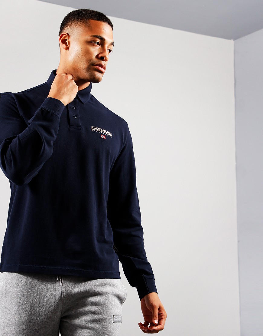 Napapijri long sleeve polo hotsell shirt