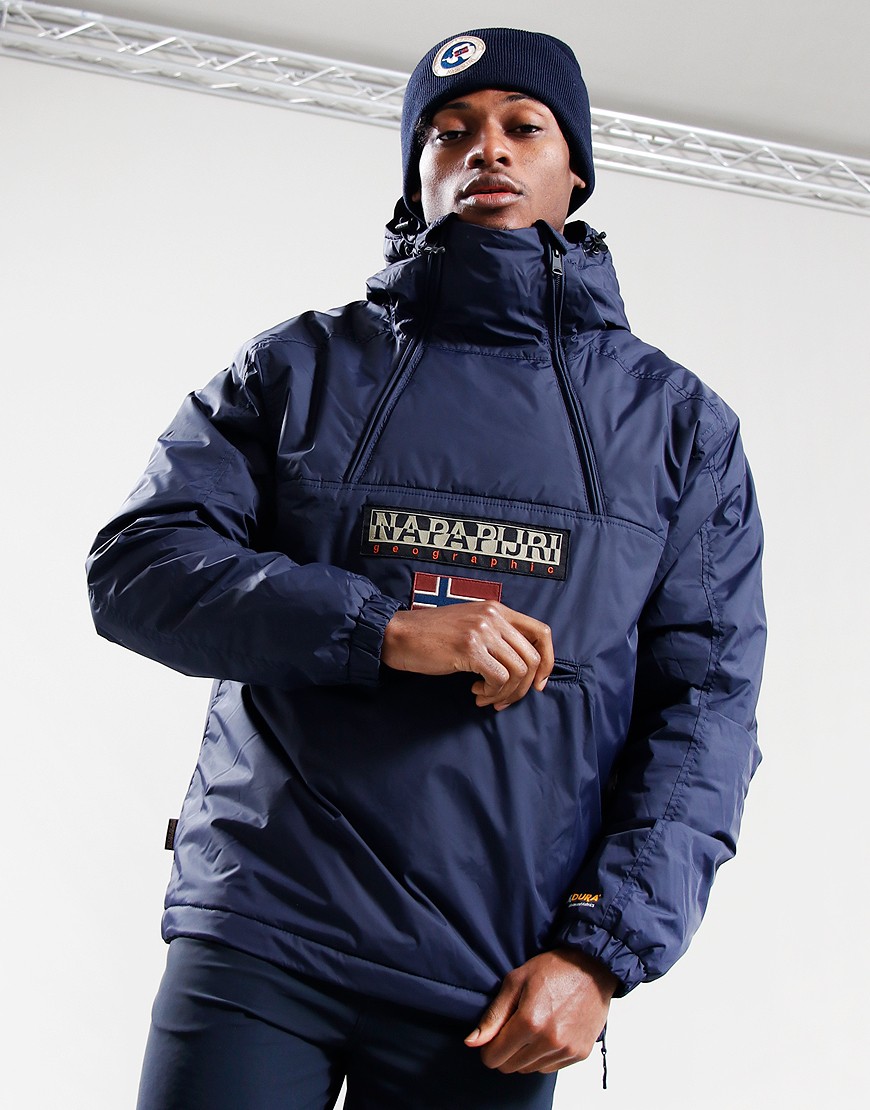 Napapijri Northfarer 2.0 Winter Anorak Jacket Blu Marine Terraces Menswear