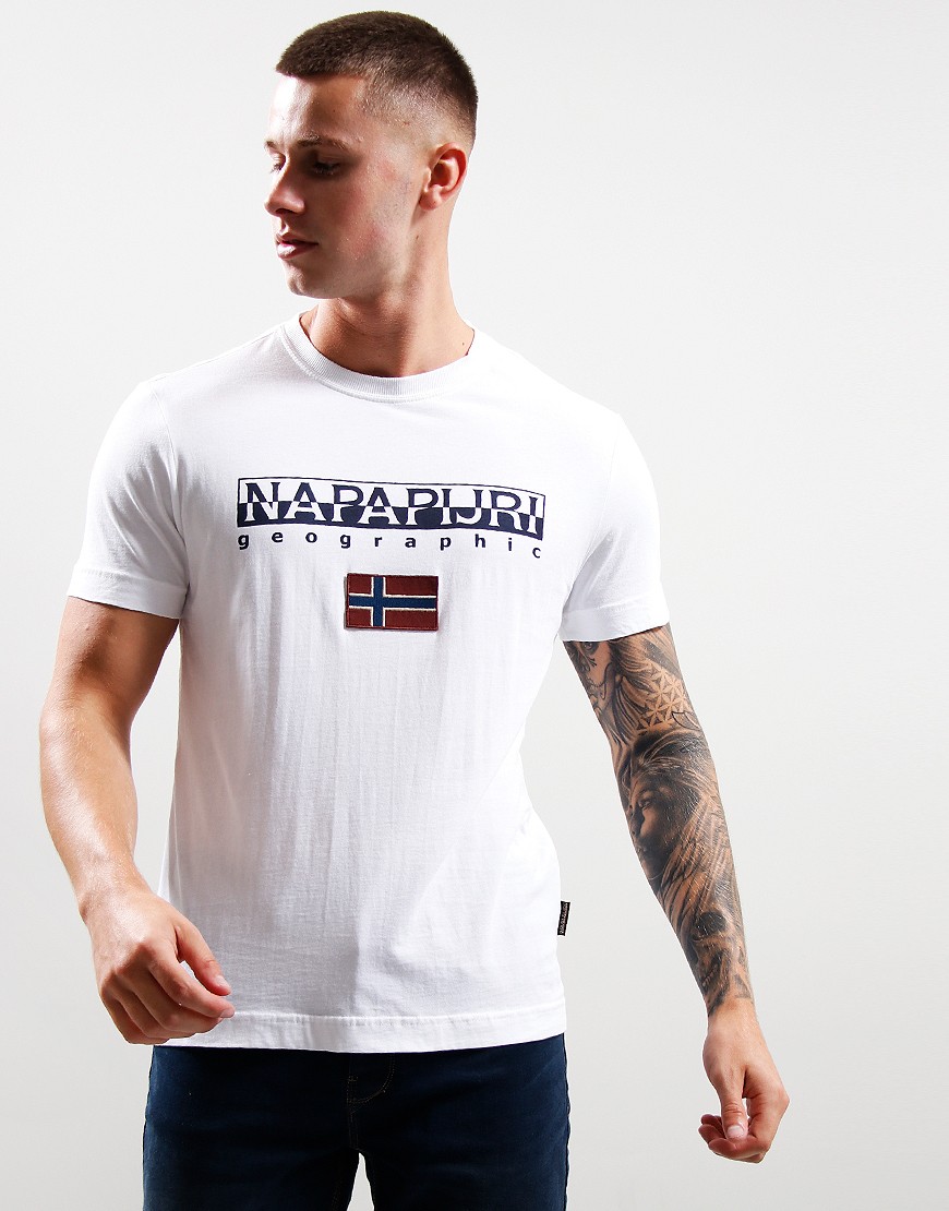 送料込★NAPAPIJRI★半袖Tシャツ S-Santiago Tシャツ Napapijri | Graphic T-shirt | Regular Fit T-Shirts | Cruise