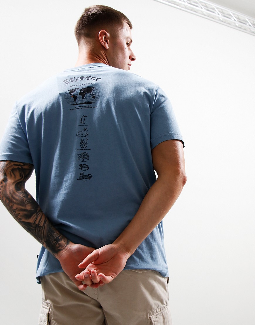 Napapijri Blue Cotton Men T-Shirt