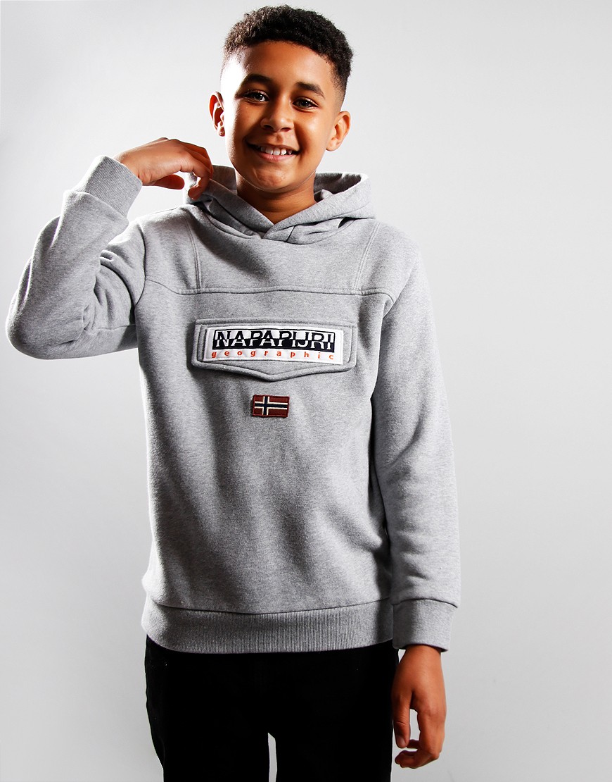 Napapijri hoodie grey discount