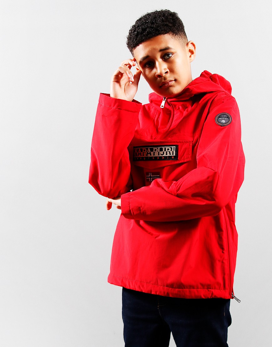 Napapijri Kids Rainforest Winter Jacket Red Tango Terraces Menswear