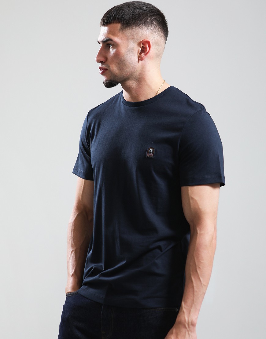Parajumpers Patch T-Shirt Blue Navy - Terraces Menswear
