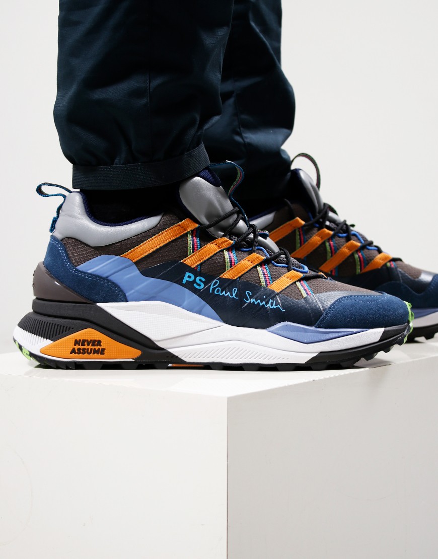 paul smith orange trainers