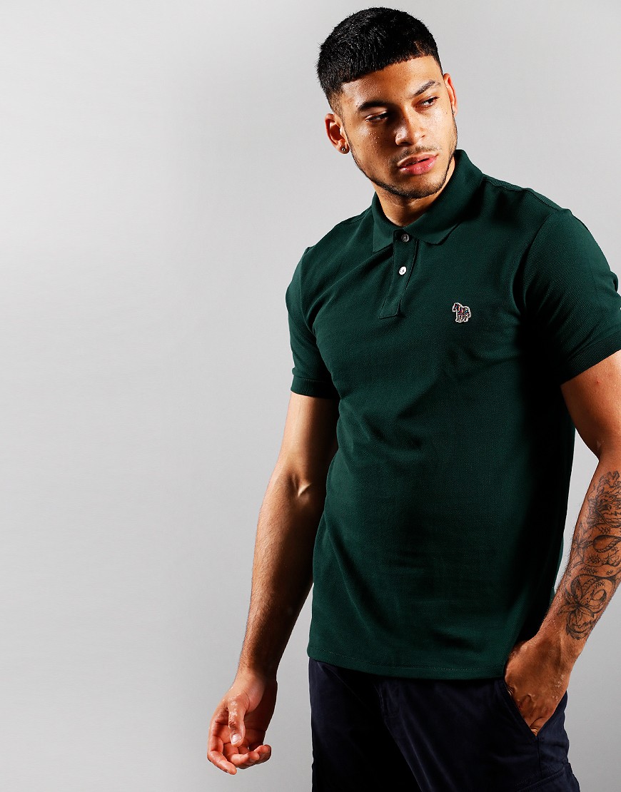 Paul Smith Regular Fit Polo Shirt 39A Very Dark Green Terraces Menswear