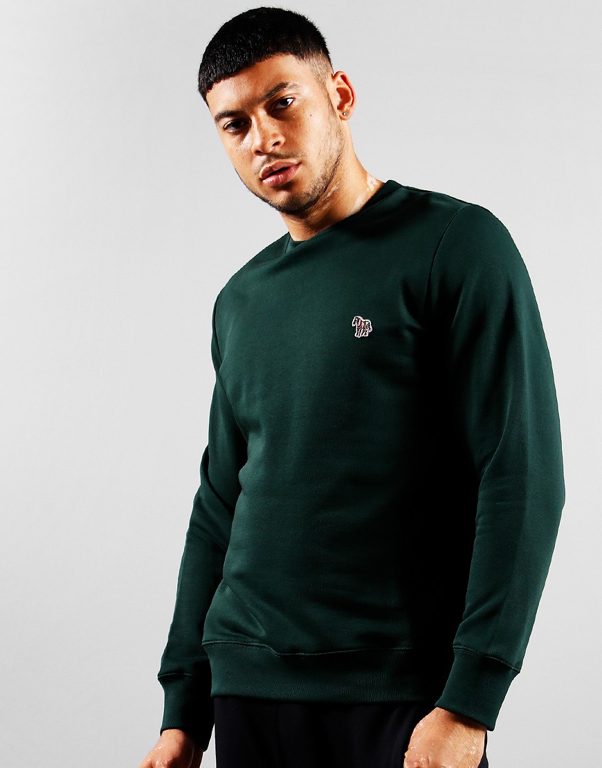 Paul Smith Zebra Crew Sweat 39A Very Dark Green Terraces