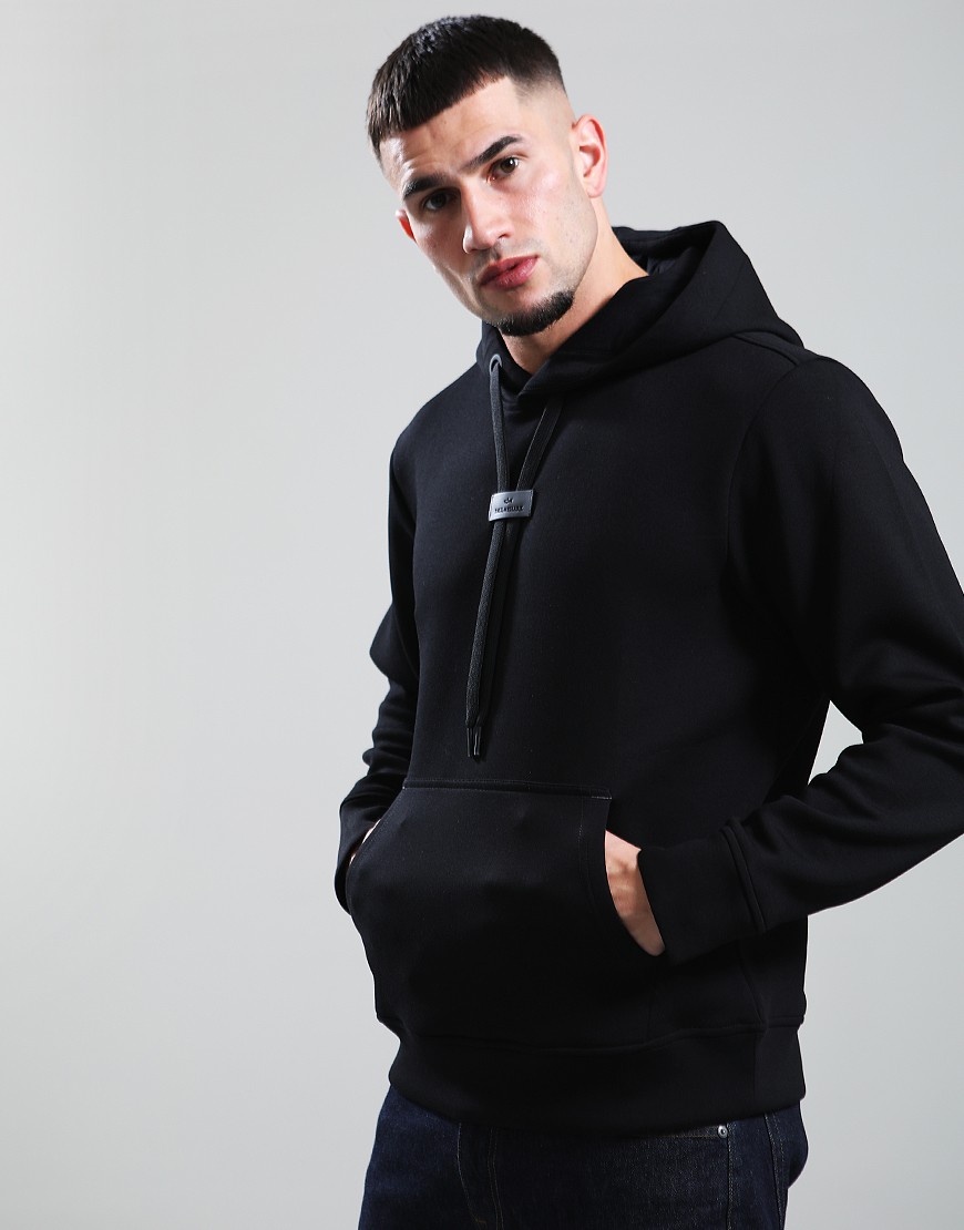 パーカー・フーディ PAUL  SHARK Men Hoodies 24411837 011 black Paul & Shark Men's Black Cotton Hoodie Sweatshirt with Print