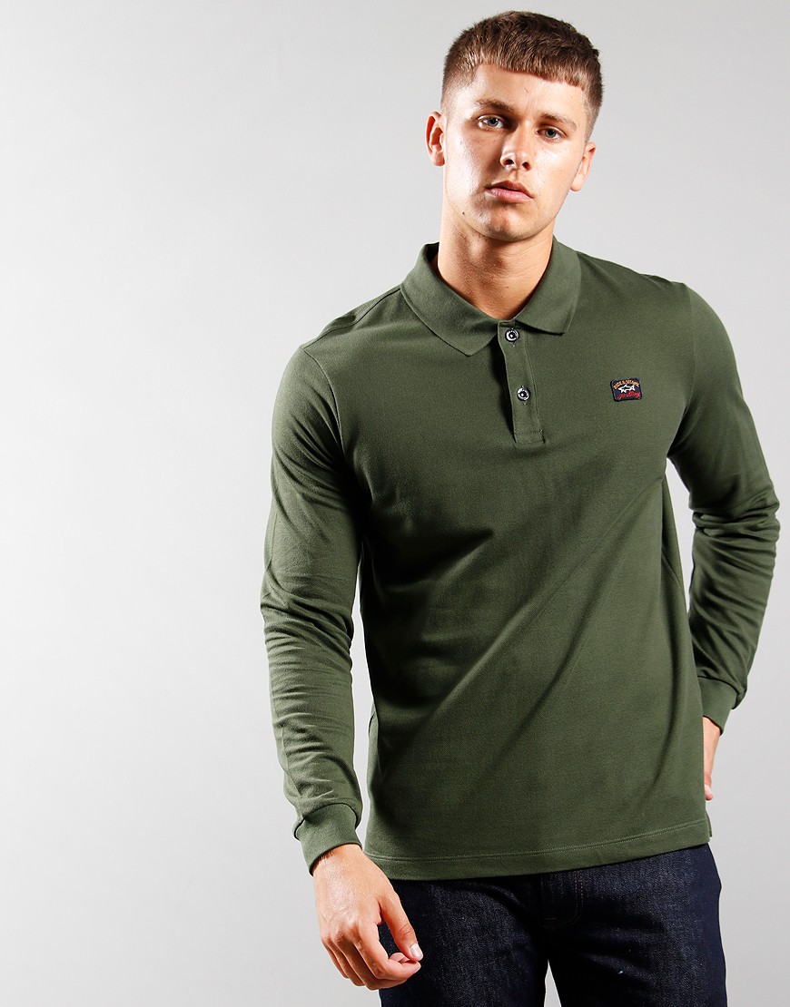 Paul and shark long sleeve polo sale shop