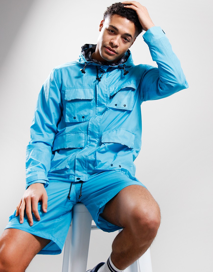 Peaceful Hooligan Nathaniel Jacket Aqua Terraces Menswear