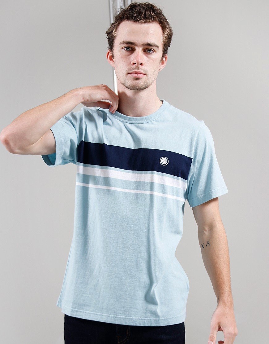 Lacoste chest stripe t shirt deals