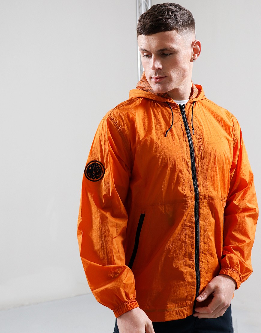 Pretty Green Anchorage Lightweight Jacket Orange Terraces Menswear